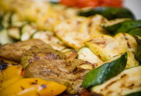 Sliced vegetables Stock Photos