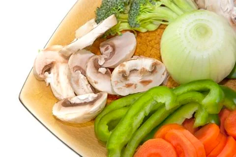 Sliced vegetables Stock Photos