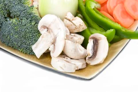 Sliced vegetables Stock Photos