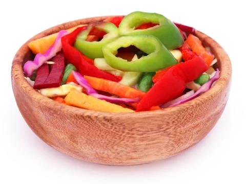 Sliced vegetables Stock Photos