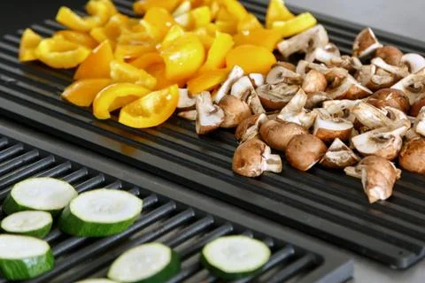 Sliced up vegetables Stock Photos