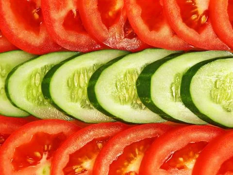 Sliced vegetables.background. Stock Photos