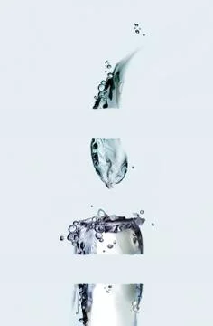 Sliced Water Candle Stock Illustration