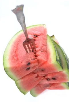 Sliced watermelon close up Stock Photos