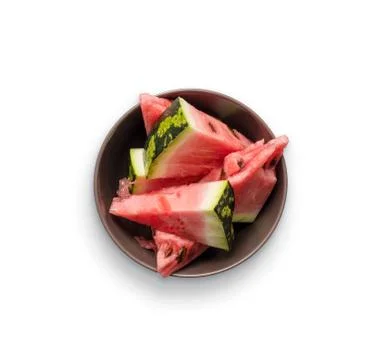 Sliced watermelon on a dish Photos