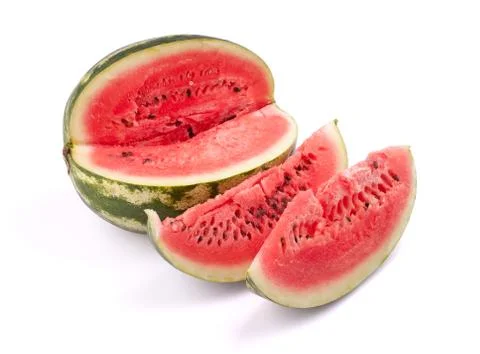 Sliced watermelon Stock Photos