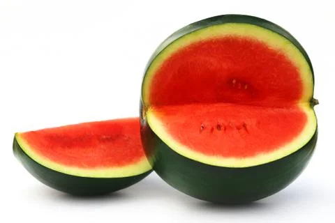 Sliced watermelon Stock Photos