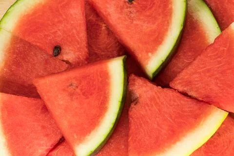 Sliced watermelon Foto stock