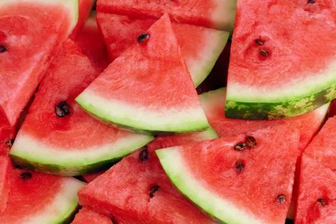 Sliced watermelon Foto stock