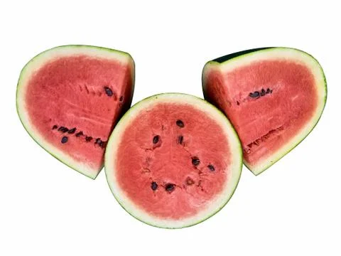 SLICED WATERMELON Stock Photos