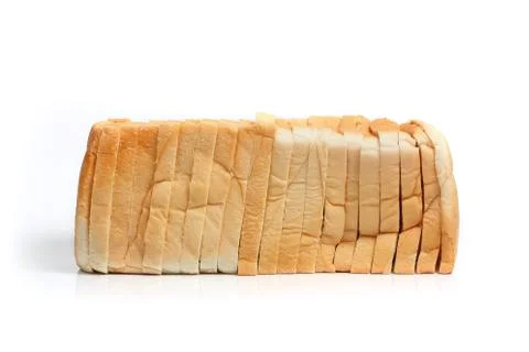 Sliced wheat bread Stock Photos