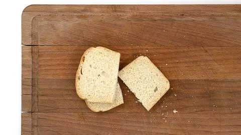 Sliced white bread isolated on white background, bakery. Foto stock