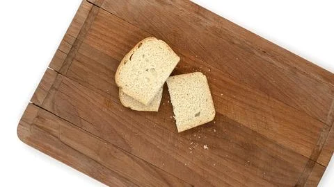 Sliced white bread isolated on white background, bakery. Stock Photos