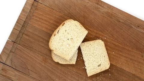 Sliced white bread isolated on white background, bakery. Stock Photos