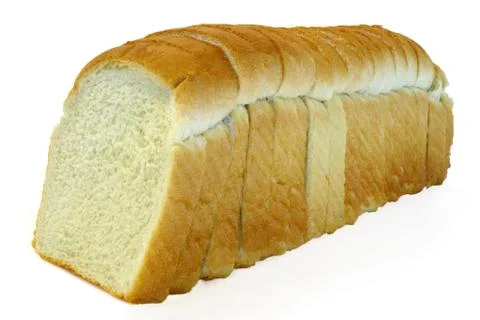 Sliced white bread Stock Photos