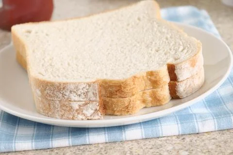 Sliced white bread Stock Photos