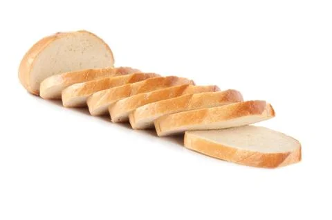 Sliced white bread Stock Photos