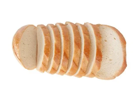 Sliced white bread Stock Photos