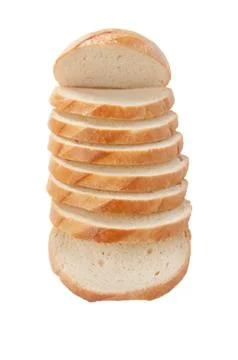 Sliced white bread Stock Photos