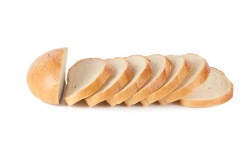 Sliced white bread Stock Photos