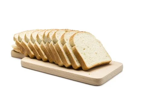 Sliced white bread Stock Photos