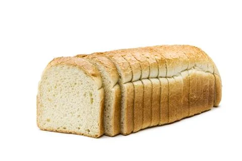 Sliced white bread Stock Photos