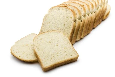 Sliced white bread Stock Photos