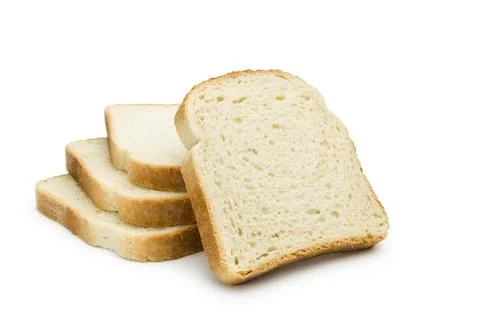 Sliced white bread Stock Photos