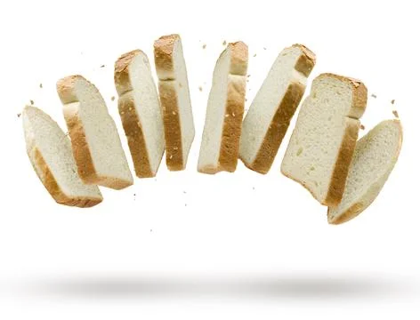 Sliced white bread Stock Photos