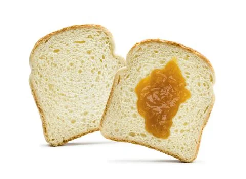 Sliced white bread Stock Photos