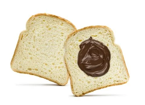 Sliced white bread Stock Photos