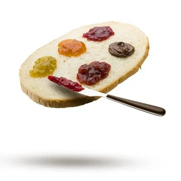 Sliced white bread Stock Photos