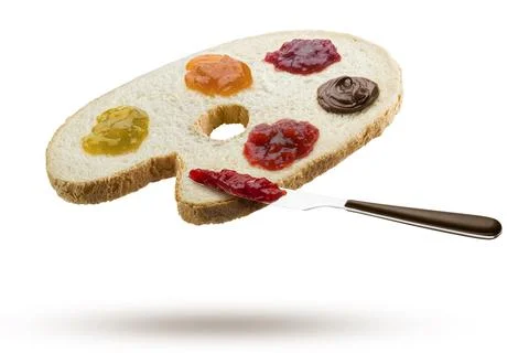 Sliced white bread Stock Photos