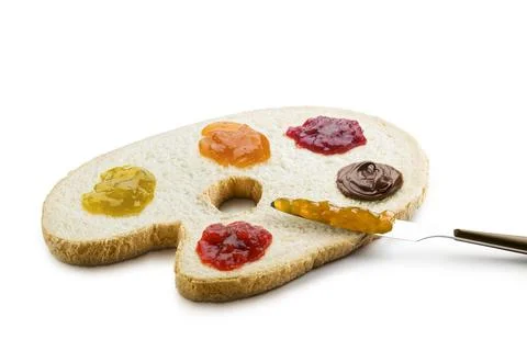 Sliced white bread Stock Photos