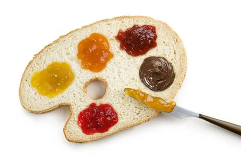 Sliced white bread Stock Photos