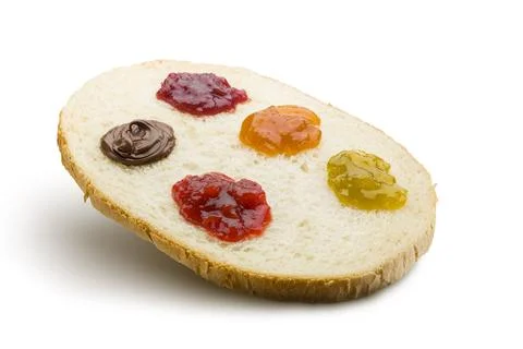 Sliced white bread Stock Photos