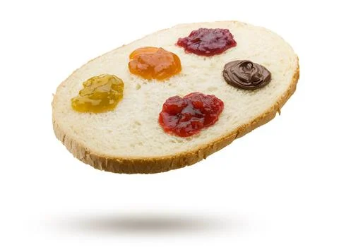 Sliced white bread Stock Photos