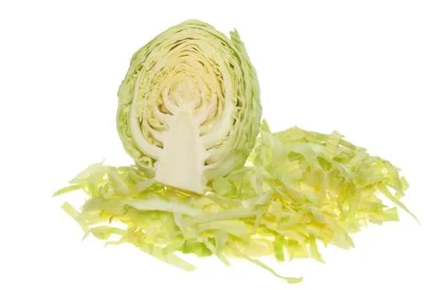 Sliced white cabbage Stock Photos