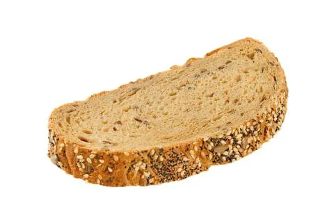 Sliced whole grain seeded bread close-up Stock Photos