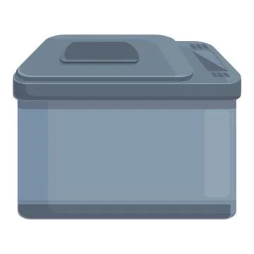 Slicer bread machine icon cartoon vector. Small food Stock Illustration