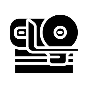 Slicer cabbage glyph icon vector illustration Stock Illustration