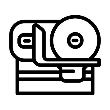 Slicer cabbage line icon vector illustration Stock Illustration