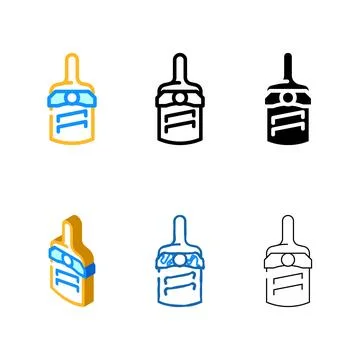 Slicer cabbage tool color icon styles vector Stock Illustration