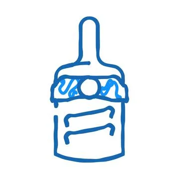 Slicer cabbage tool icon doodle illustration Stock Illustration