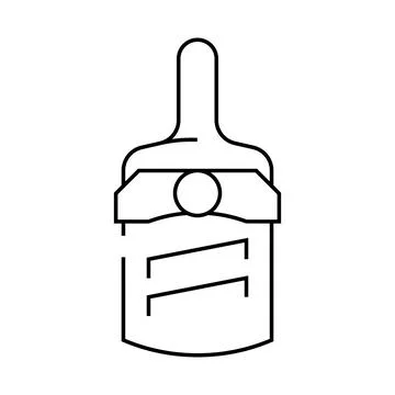 Slicer cabbage tool line icon vector illustration Stock Illustration