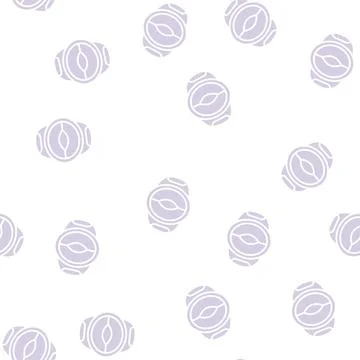 Slicer mango fruit glyph seamless pattern Stock Illustration