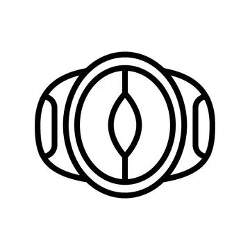 Slicer mango fruit line icon vector illustration 스톡 일러스트