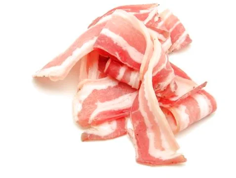 Slices of bacon Stock Photos