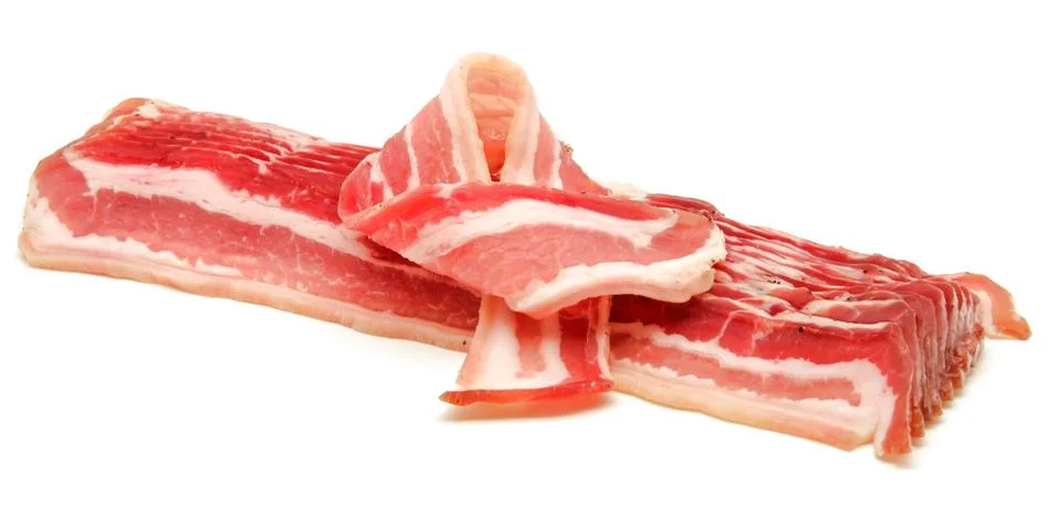 Slices of bacon Stock Photos