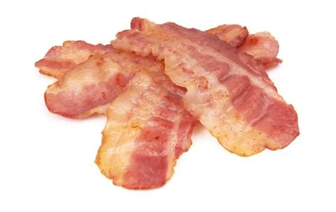 Slices of bacon Stock Photos